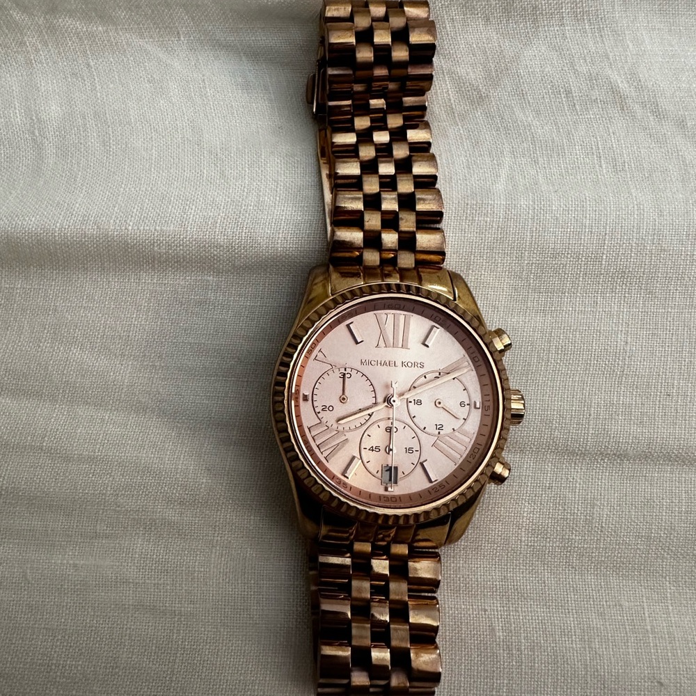 Michael Kors Rose Gold Lexington Watch